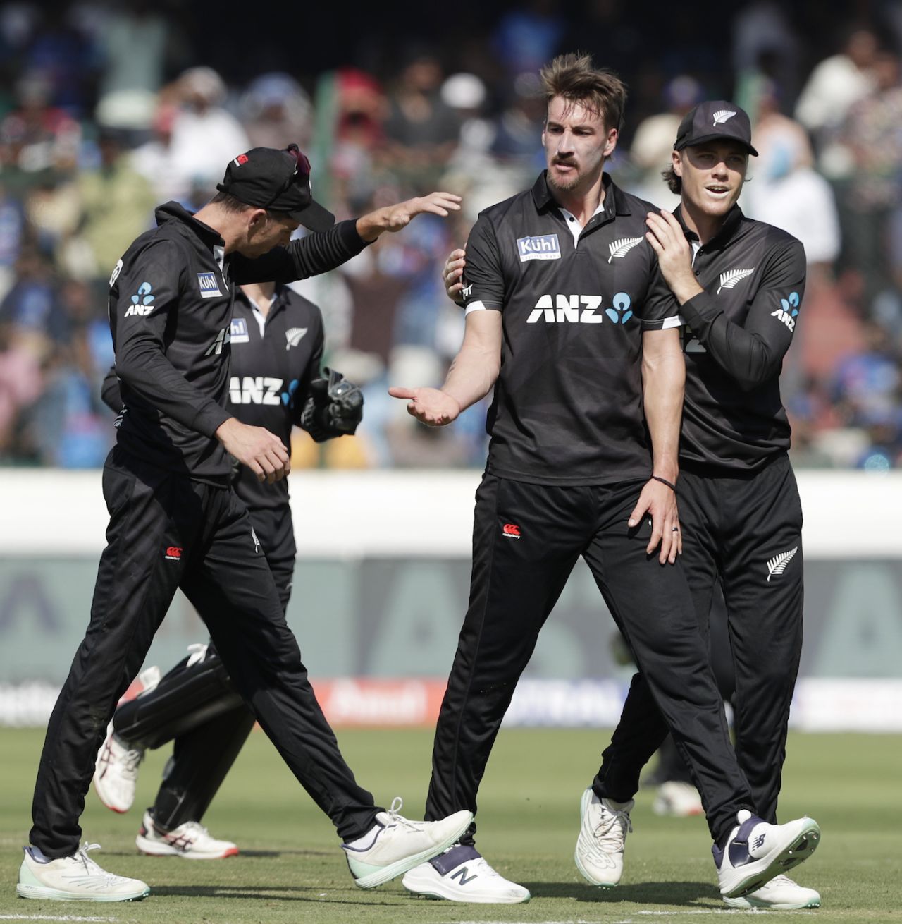 Blair Tickner broke the opening stand with Rohit Sharma's wicket, India vs New Zealand, 1st ODI, Hyderabad, January 18, 2023