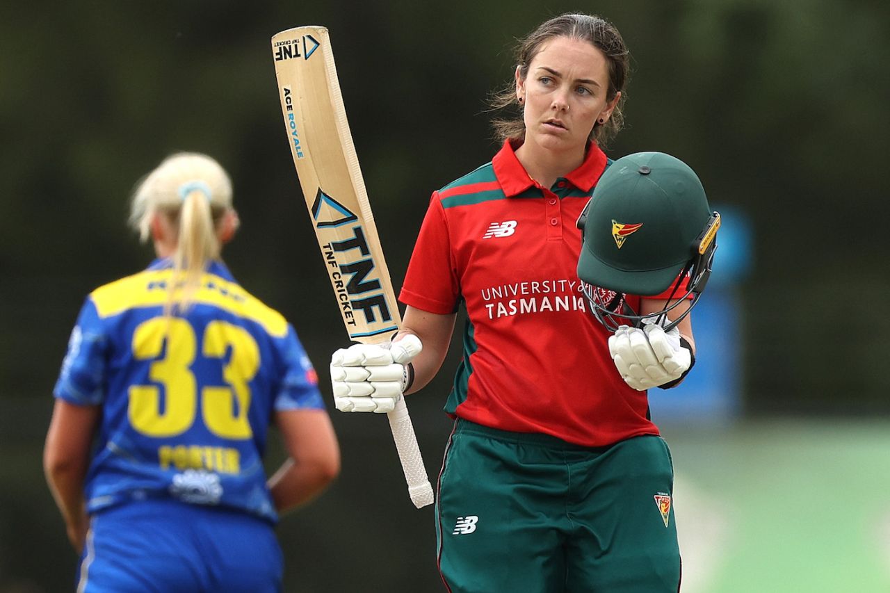 Heather Graham's century went in vain for Tasmania, Australian Capital Territory vs Tasmania, WNCL 2022-23, Canberra, January 19, 2023