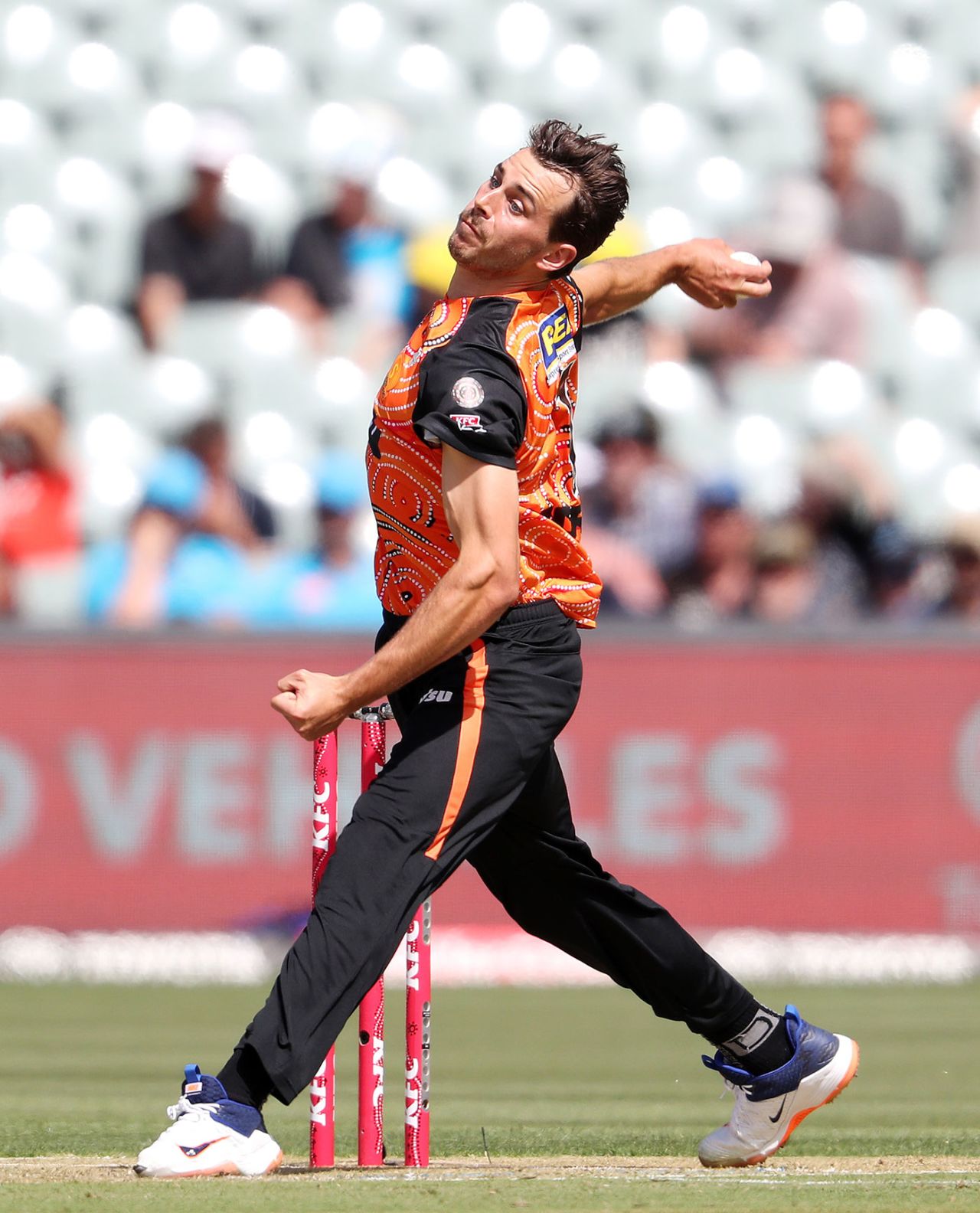 Lance Morris picked up three wickets, Adelaide Strikers vs Perth Scorchers, BBL, Adelaide Oval, January 20, 2023