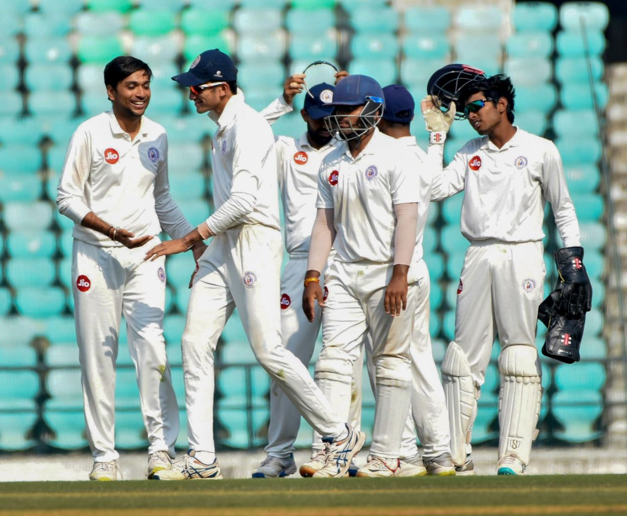 Siddharth Desai picked up six wickets in Vidarbha's second innings, Vidarbha vs Gujarat, Nagpur, 2nd day, January 18, 2023