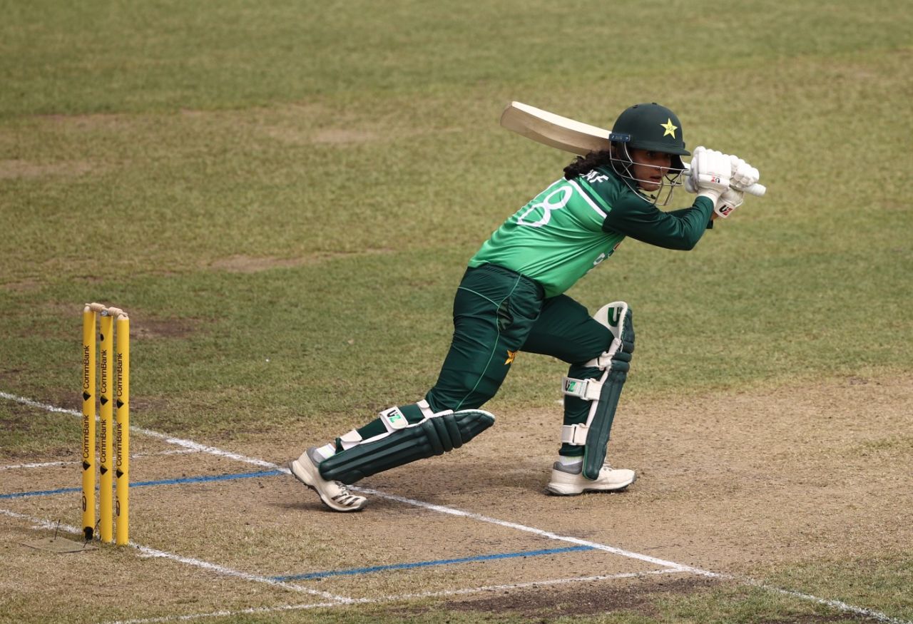 Sadaf Shamas square drives, Australia vs Pakistan, 3rd ODI, North Sydney Oval, January 21, 2023
