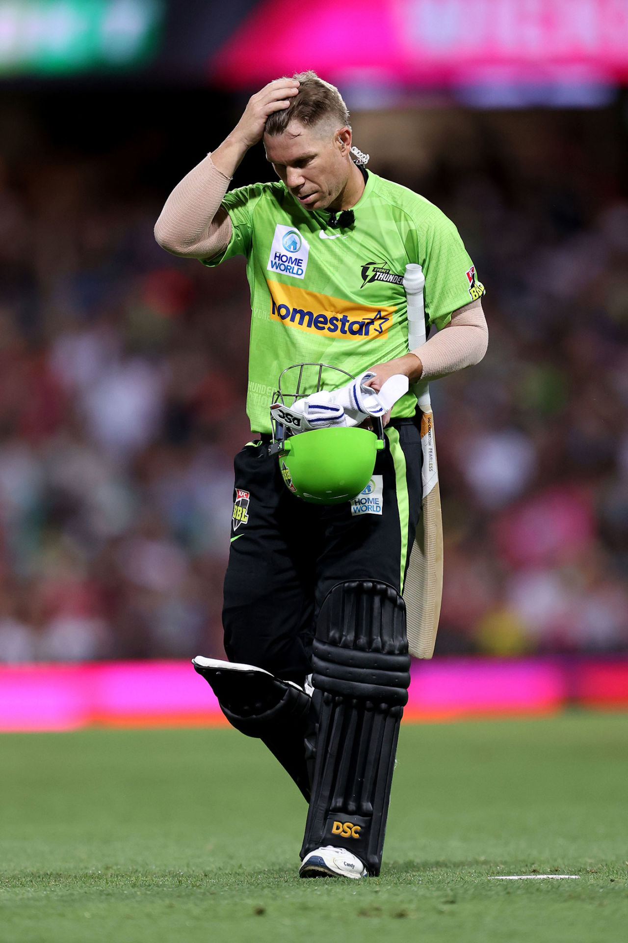 David Warner couldn't find any fluency, Sydney Sixers vs Sydney Thunder, BBL, SCG, January 21, 2023
