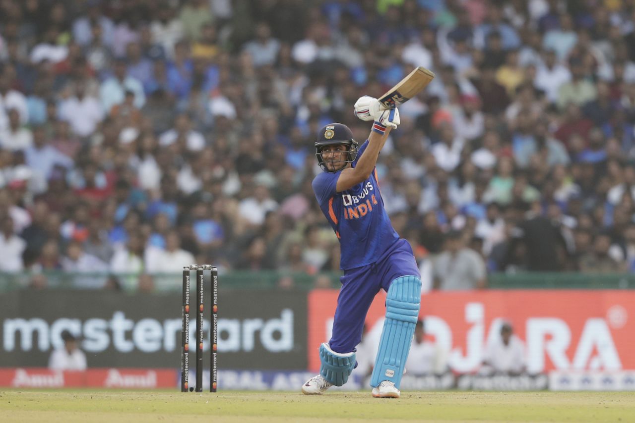 Shubman Gill played second fiddle to Rohit Sharma at the start, and hung around to finish the chase for India, India vs New Zealand, 2nd ODI, Raipur, January 21, 2023