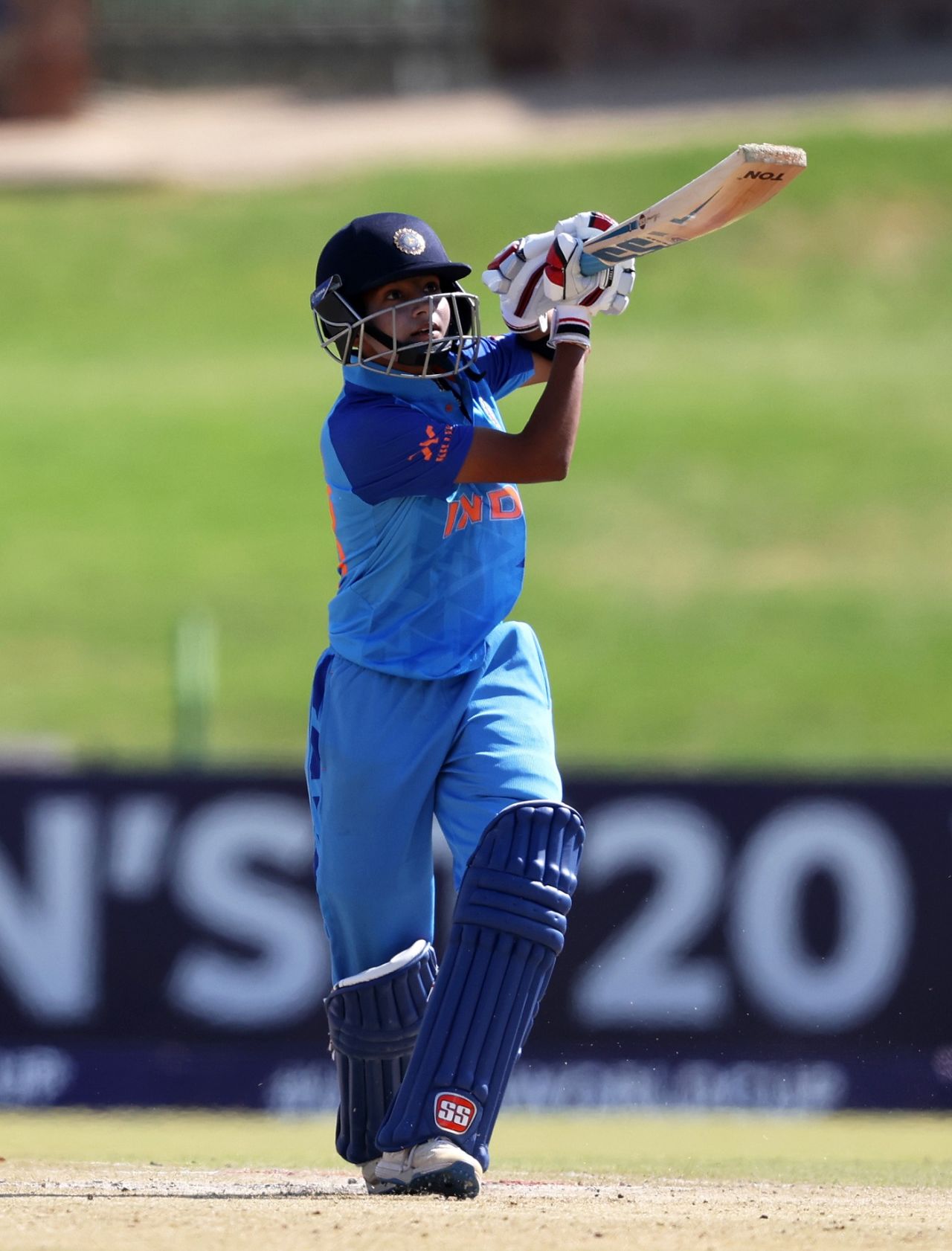 Soumya Tiwari struck five fours to quickly hunt down the target, India vs Sri Lanka, U19 Women's T20 World Cup, Potchefstroom, January 22, 2023