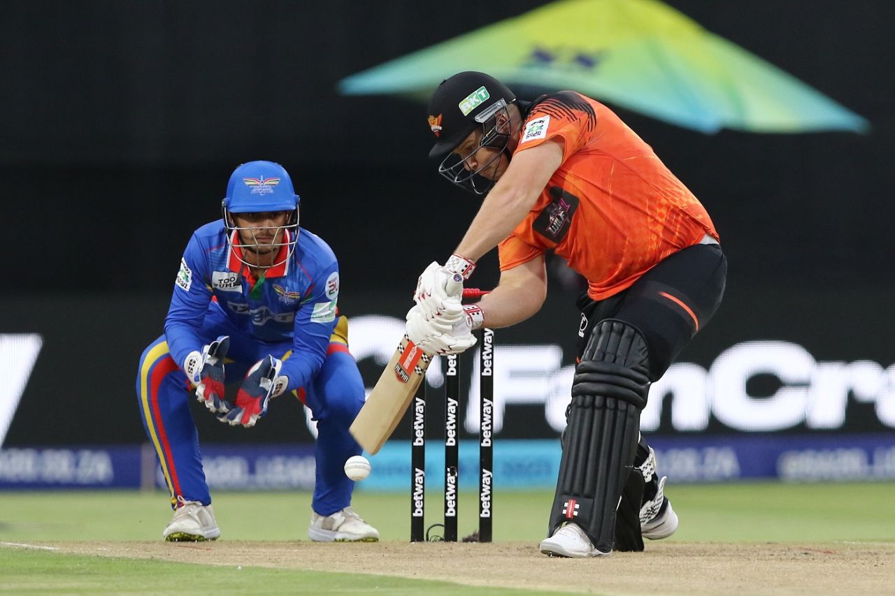 Adam Rossington was at his attacking best in the powerplay, Sunrisers Eastern Cape vs Durban's Super Giants, Gqeberha, SA20, January 22, 2023