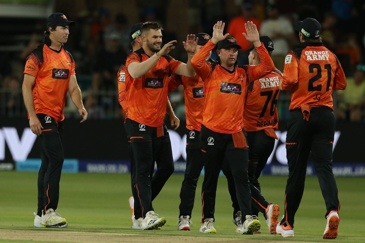 Aiden Markram bowled Matthew Breetzke in the first over, Sunrisers Eastern Cape vs Durban's Super Giants, SA20, Gqeberha, January 22, 2023