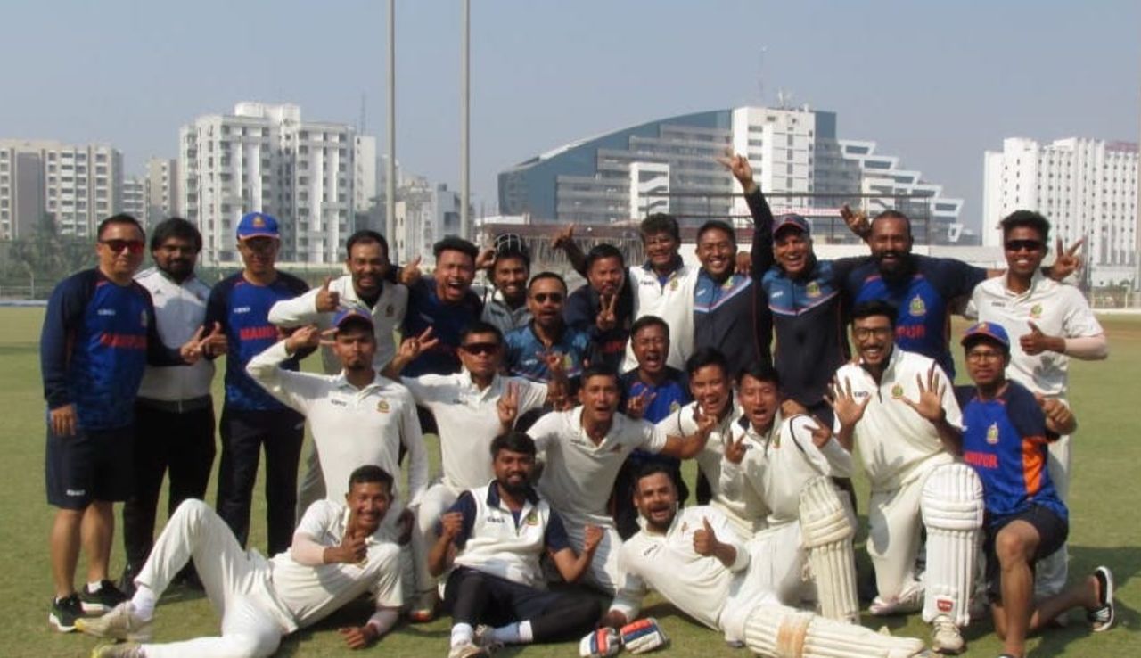 Manipur entered the final of the Plate Group after beating Sikkim, Manipur vs Sikkim, Ranji Trophy 2022-23, 4th day, Surat, January 20, 2023