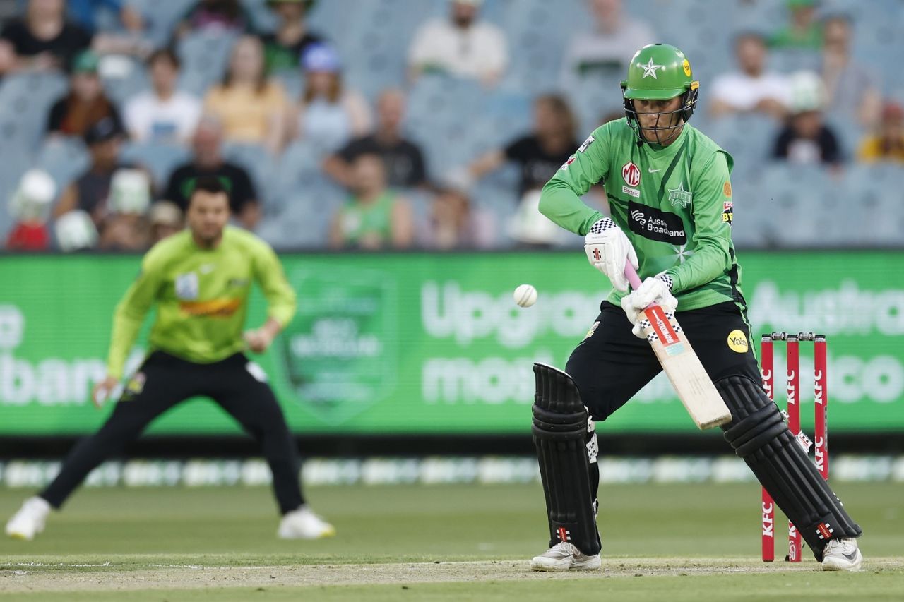 Thomas Rogers held one end up with wickets falling at the other end, Melbourne Stars vs Sydney Thunder, BBL, Melbourne Cricket Ground, January 25, 2023