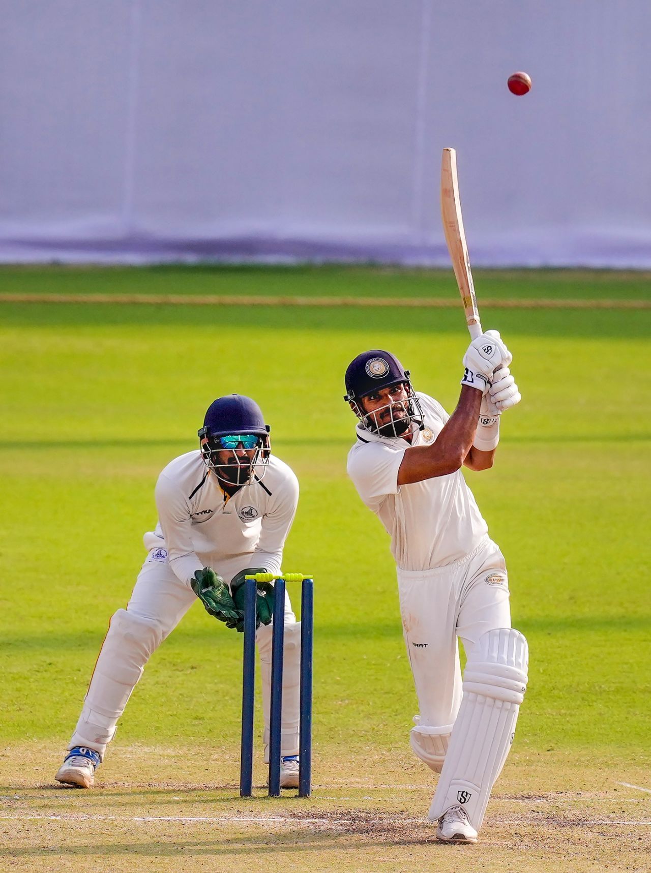 Chirag Jani goes aerial, Tamil Nadu vs Saurashtra, 2nd day, Ranji Trophy, Chennai, January 25, 2023