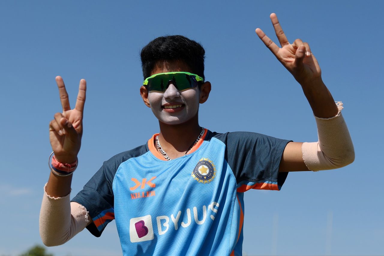 Soumya Tiwari is in high spirits ahead of the match, India vs New Zealand, Under-19 Women's T20 World Cup, semi-final, Potchefstroom, January 27, 2023