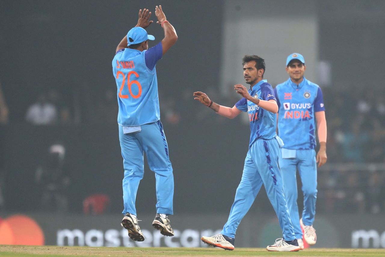 Yuzvendra Chahal gave India the first breakthrough, India vs New Zealand, 2nd T20I, Lucknow, January 29, 2023