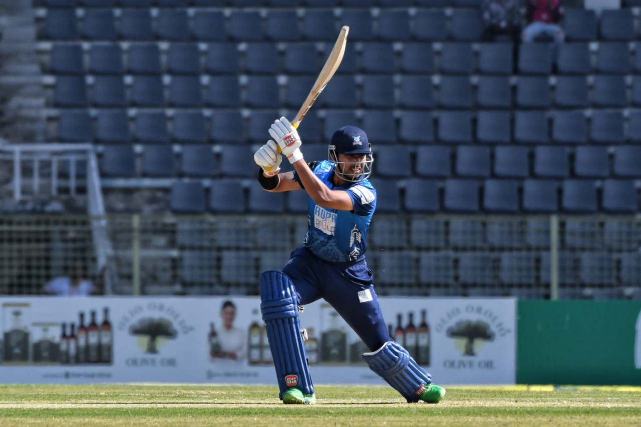 Soumya Sarkar in all his glory, before he fell for 11 off 12, Dhaka Dominators vs Rangpur Riders, Bangladesh Premier League, Sylhet, January 30, 2023