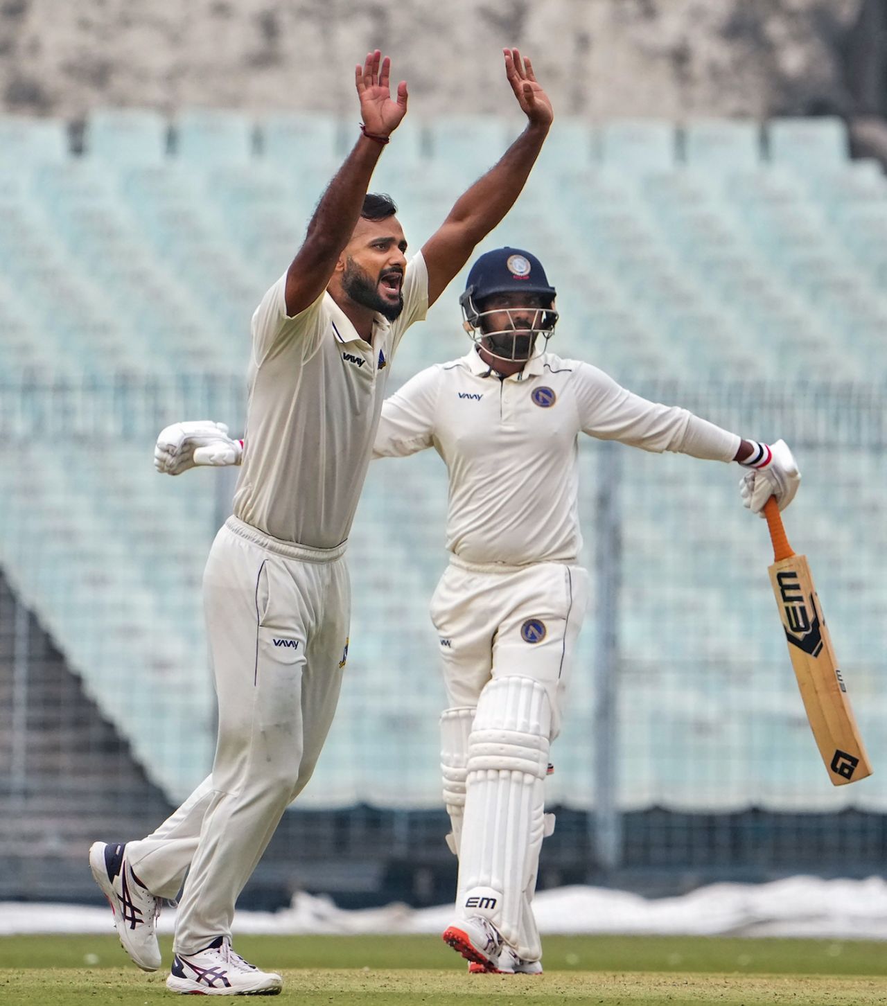 Akash Deep picked up four wickets in the Jharkhand first innings, Bengal vs Jharkhand, Ranji Trophy 2022-23 quarter-final, Kolkata, 1st day, January 31, 2023