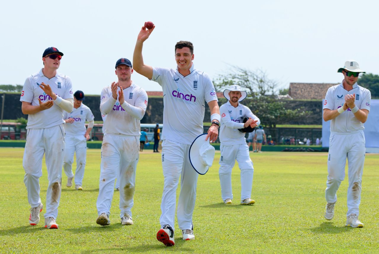 Matthew Fisher claimed a five-wicket haul on the first day at Galle, Sri Lanka A vs England Lions, unofficial Test, January 31, 2023