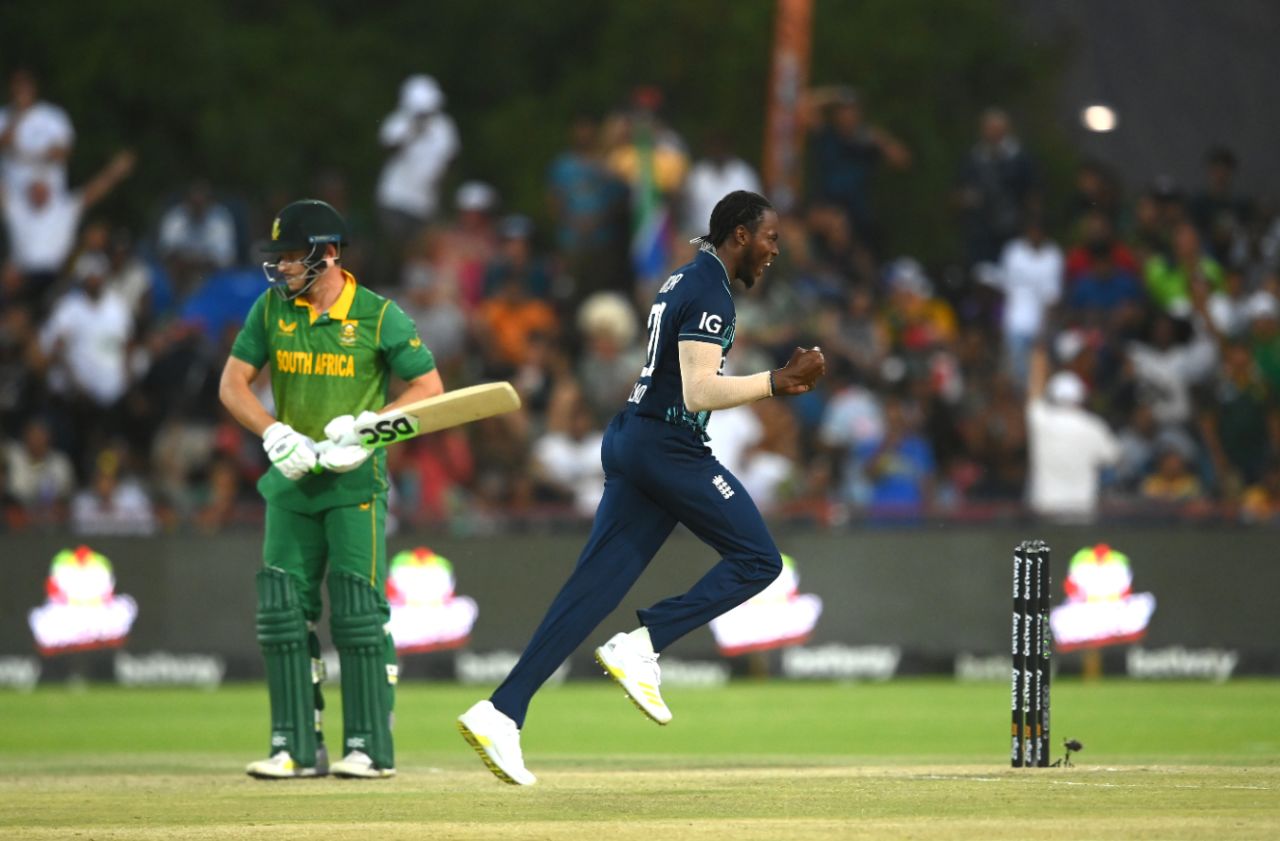 Jofra Archer prised out David Miller as England turned the screw, South Africa vs England, 3rd ODI, Kimberley, February 1, 2023