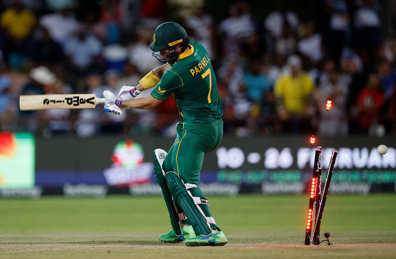 Wayne Parnell had his stumps rearranged by Jofra Archer, South Africa vs England, 3rd ODI, Kimberley, February 1, 2023