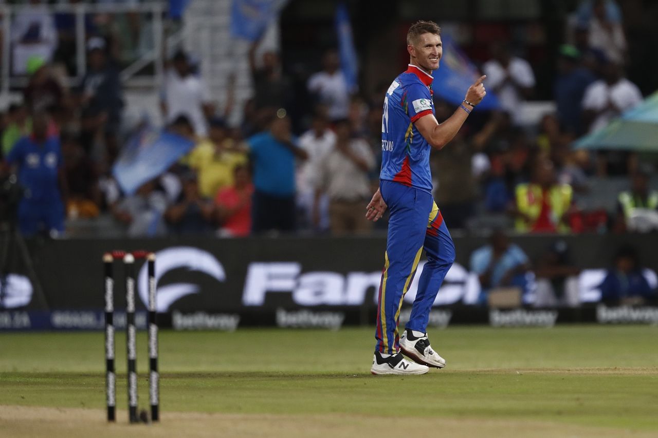 "I've got him," says Dwaine Pretorius after dismissing Tim David, Durban's Super Giants vs MI Cape Town, SA20 2023, Durban, February 2, 2023