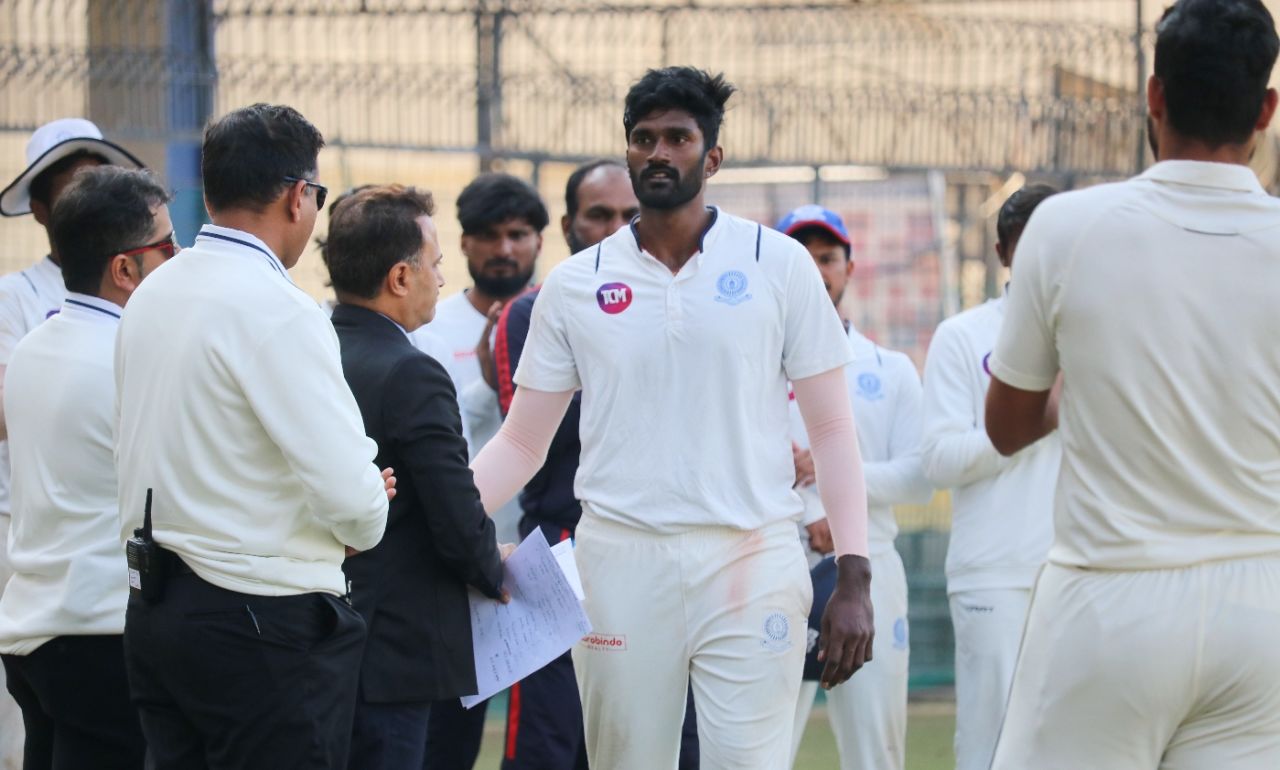 Prithvi Raj was named Player of the Match, Madhya Pradesh vs Andhra, 4th quarter-final, 4th day, Ranji Trophy, Indore, February 3, 2023