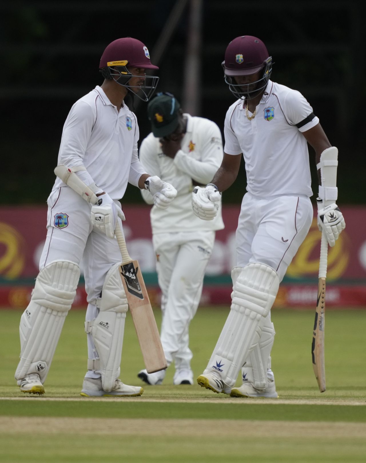 Kraigg Brathwaite and Tagenarine Chanderpaul added 112 runs for the opening wicket before rain came pelting down, Zimbabwe vs West Indies, 1st Test, Bulawayo, first day, February 4, 2023