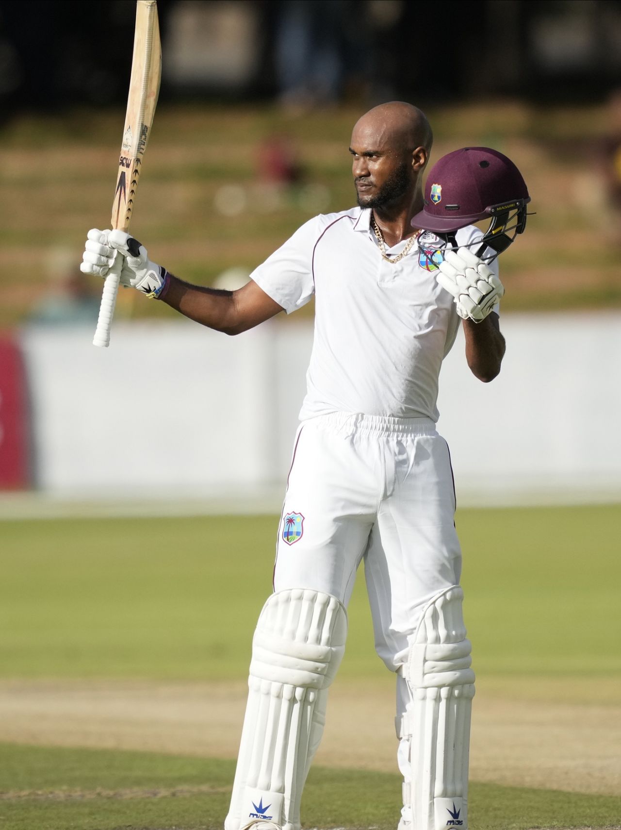 Kraigg Brathwaite notched up his 12th Test ton, Zimbabwe vs West Indies, 1st Test, Bulawayo, second day, February 5, 2023