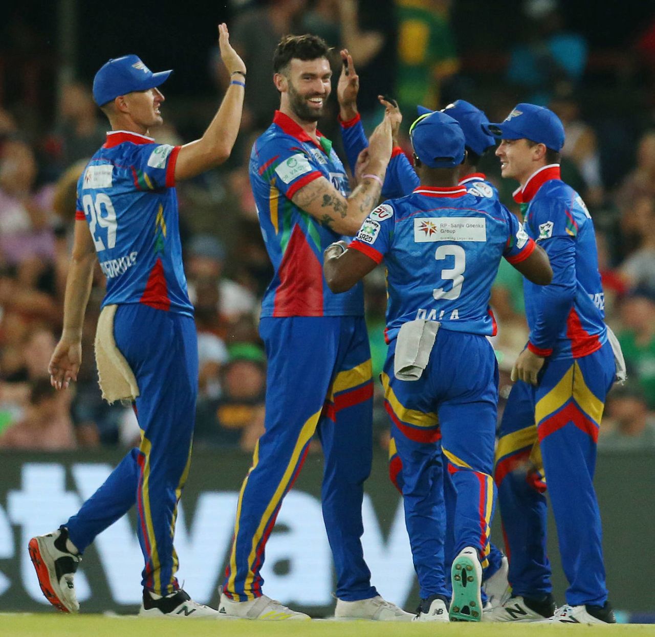 Reece Topley got the first wickets for Super Giants, Pretoria Capitals vs Durban's Super Giants, SA20, Centurion, February 5, 2023