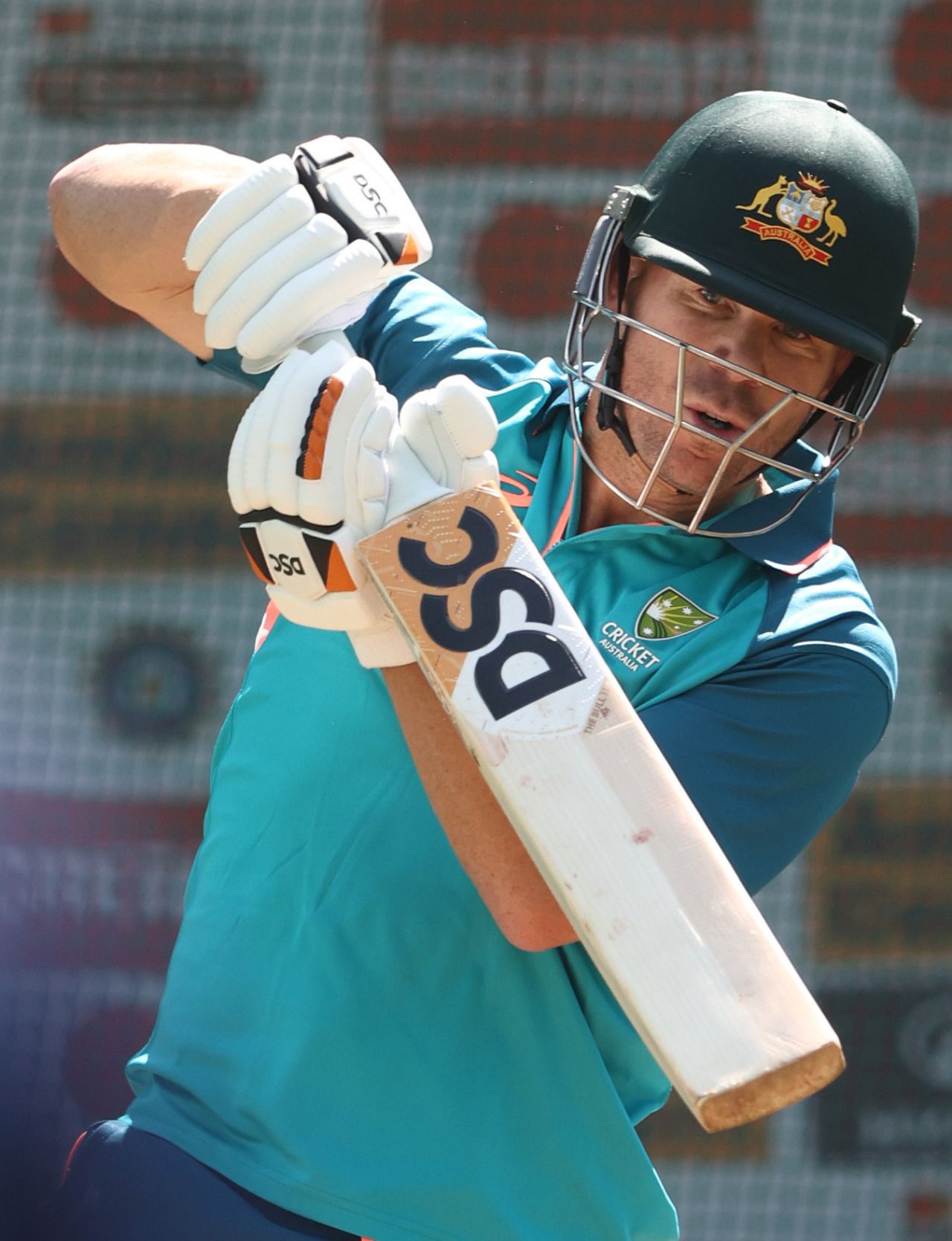 David Warner has a hit in the nets, India vs Australia, 1st Test, Nagpur, February 8, 2023