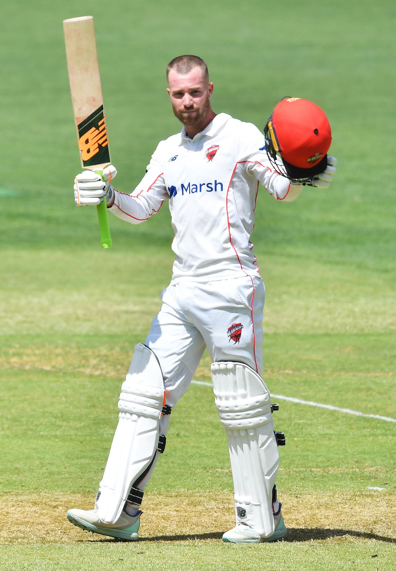 Daniel Drew's century dominated the opening day, South Australia vs Western Australia, Sheffield Shield, Adelaide, February 10, 2023