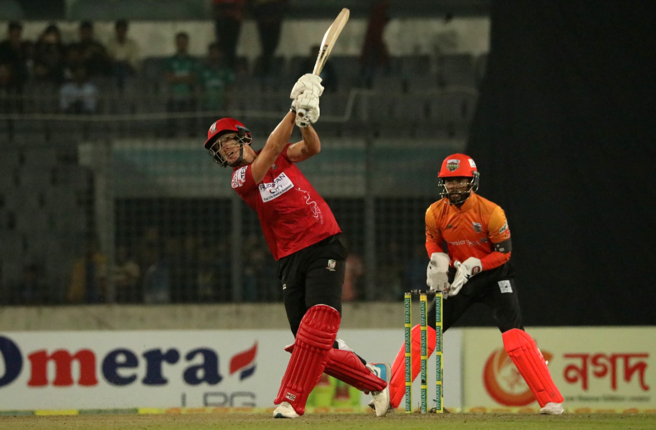 Dwaine Pretorius smashed a 29-ball 48, Fortune Barishal vs Khulna Tigers, BPL 2023, Dhaka, February 10, 2023