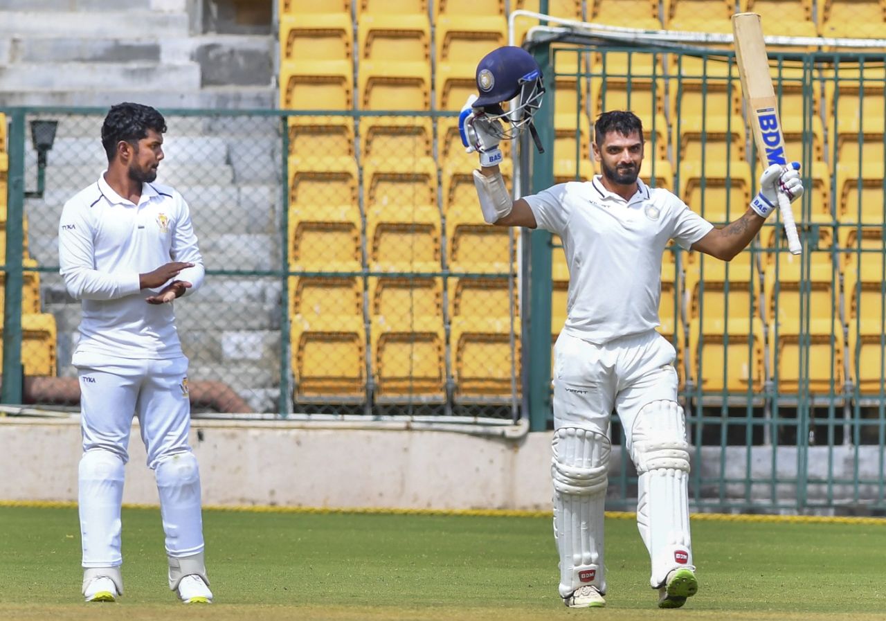 Arpit Vasavada notched up a double-ton, Karnataka vs Saurashtra, Ranji Trophy semi-final, Day 4, Bengaluru, February 11, 2023
