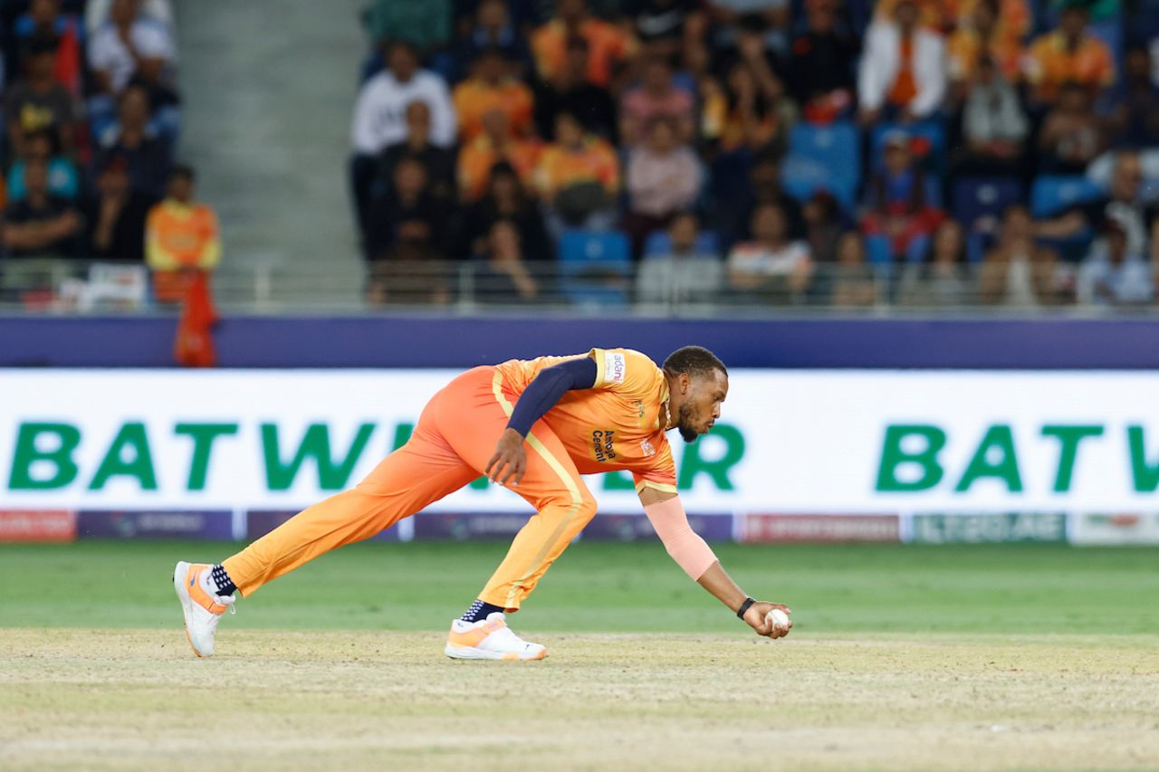 Chris Jordan caught Colin Munro off his own bowling, Desert Vipers vs Gulf Giants, ILT20 final, Dubai, February 12, 2023