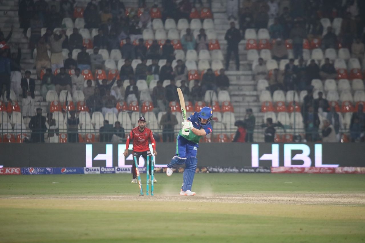 David Miller is cleaned up by a pin-point Haris Rauf yorker, Multan Sultans vs Lahore Qalandars, PSL, Multan, February 13, 2023