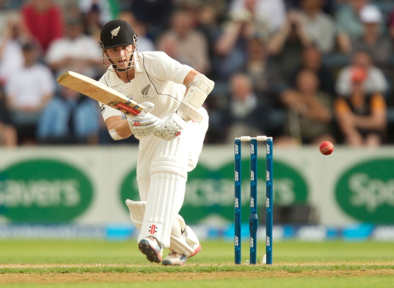 Williamson's consistency sets him apart from his counterparts in Tests. He has scored centuries on the turning sub-continent tracks, bouncier Australian conditions and in England, where the ball does a lot, New Zealand vs England, 2nd Test, day three, Wellington, March 16, 2013 