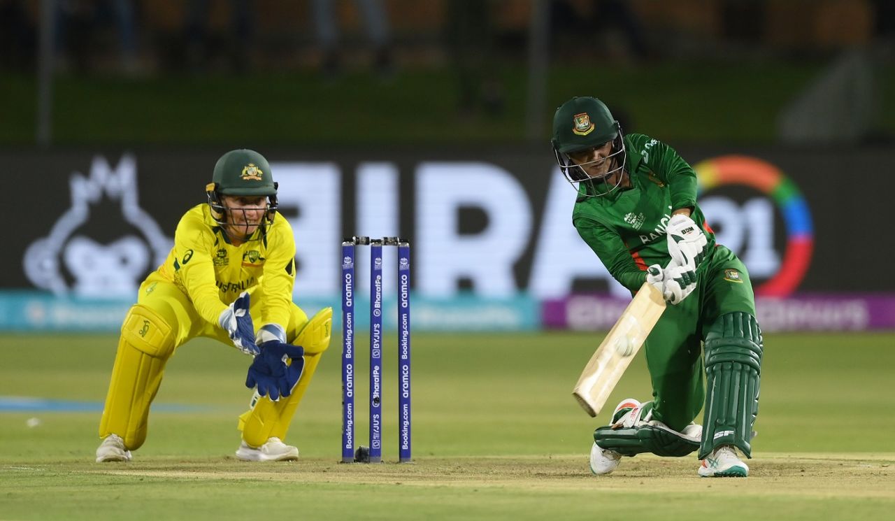 Nigar Sultana dances down to tonk Alana King, Australia vs Bangladesh, Women's T20 World Cup, Gqeberha, February 14, 2023
