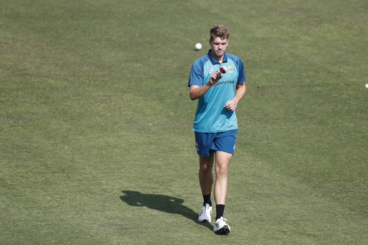 Cameron Green at a training session ahead of the second Test against India, Delhi, February 15, 2023