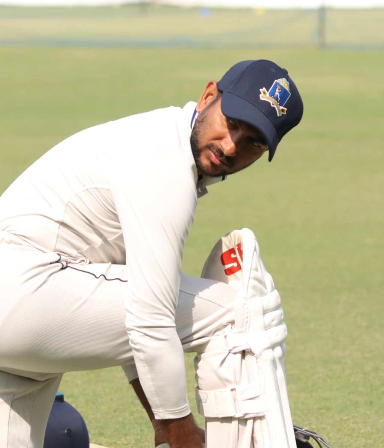 Anustup Majumdar gets ready to have a hit, Bengal vs Saurashtra, Ranji Trophy 2022-23 final, Kolkata, February 15, 2023