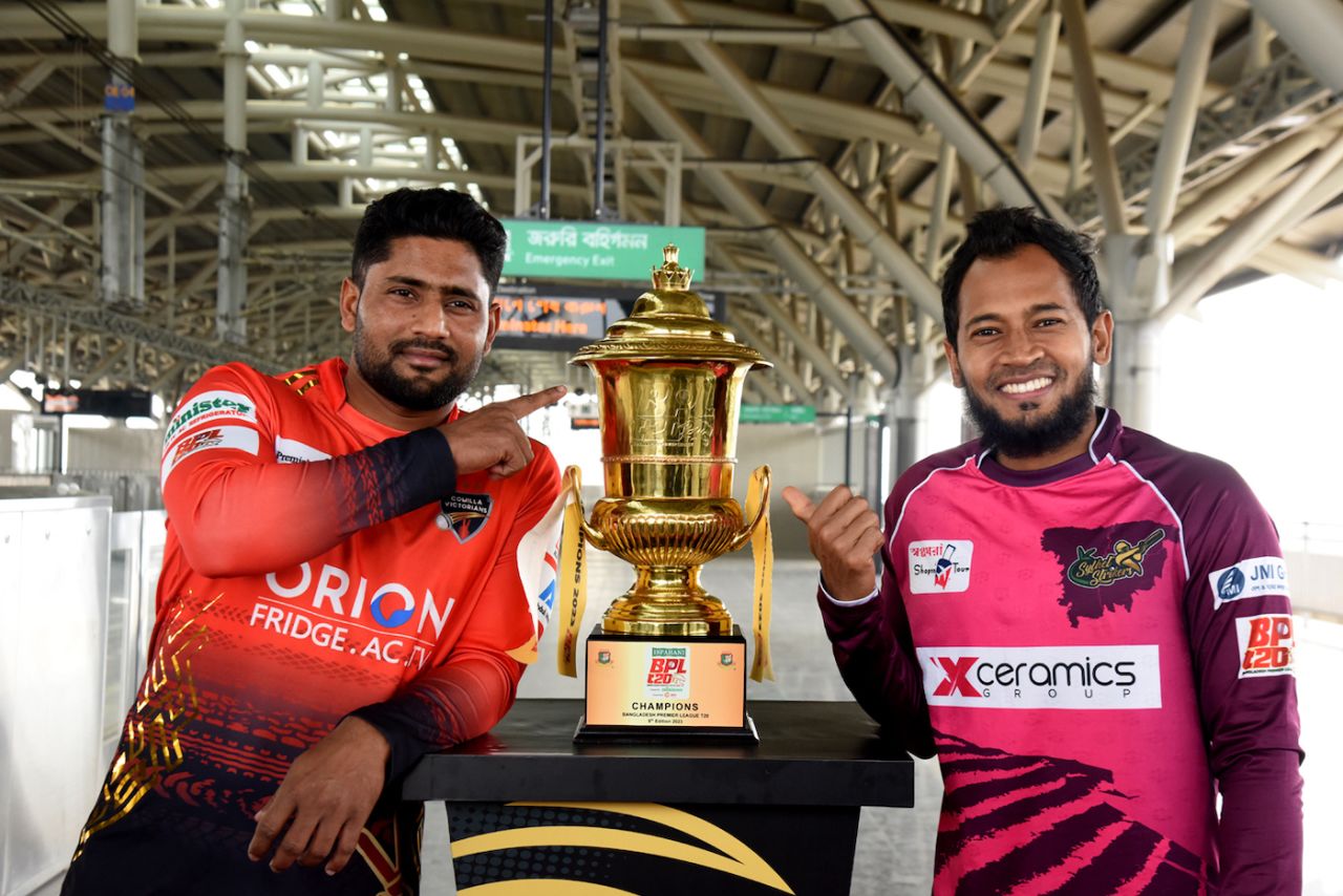 Imrul Kayes and Mushfiqur Rahim, the captains ahead of the final, Comilla Victorians vs Sylhet Strikers, BPL 2023 final, Dhaka, February 15, 2023