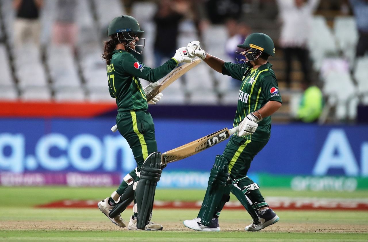 Muneeba Ali and Nida Dar added 101 together, Pakistan vs Ireland, Women's T20 World Cup, Cape Town, February 15, 2023