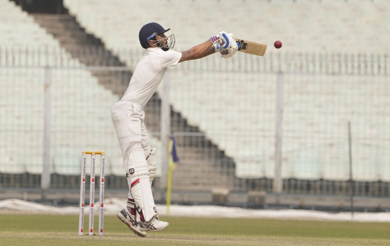Dharmendrasinh Jadeja added crucial runs lower down the order, Bengal vs Saurashtra, Ranji Trophy 2022-23 final, Day 3, Kolkata, February 18, 2023