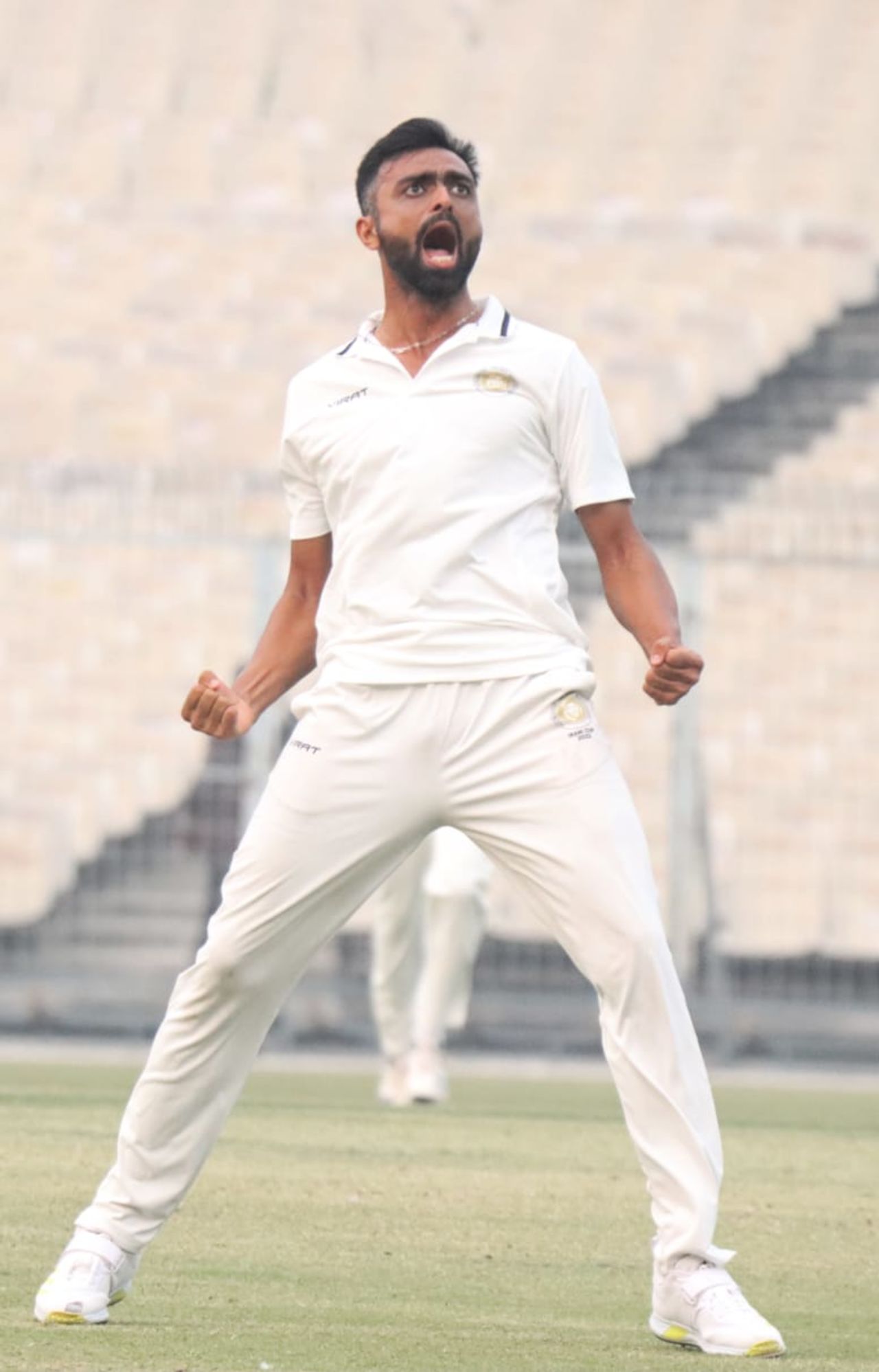 Jaydev Unadkat played his part in keeping Saurashtra in front, Bengal vs Saurashtra, Ranji Trophy 2022-23 final, 3rd day, Kolkata, February 18, 2023