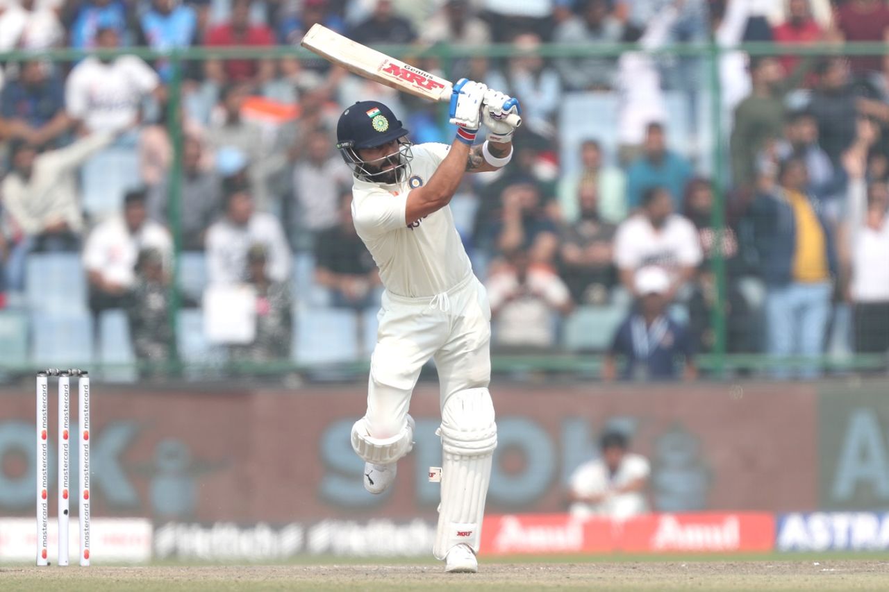 Virat Kohli flicks one away, India vs Australia, 2nd Test, Delhi, 3rd day, February 19, 2023