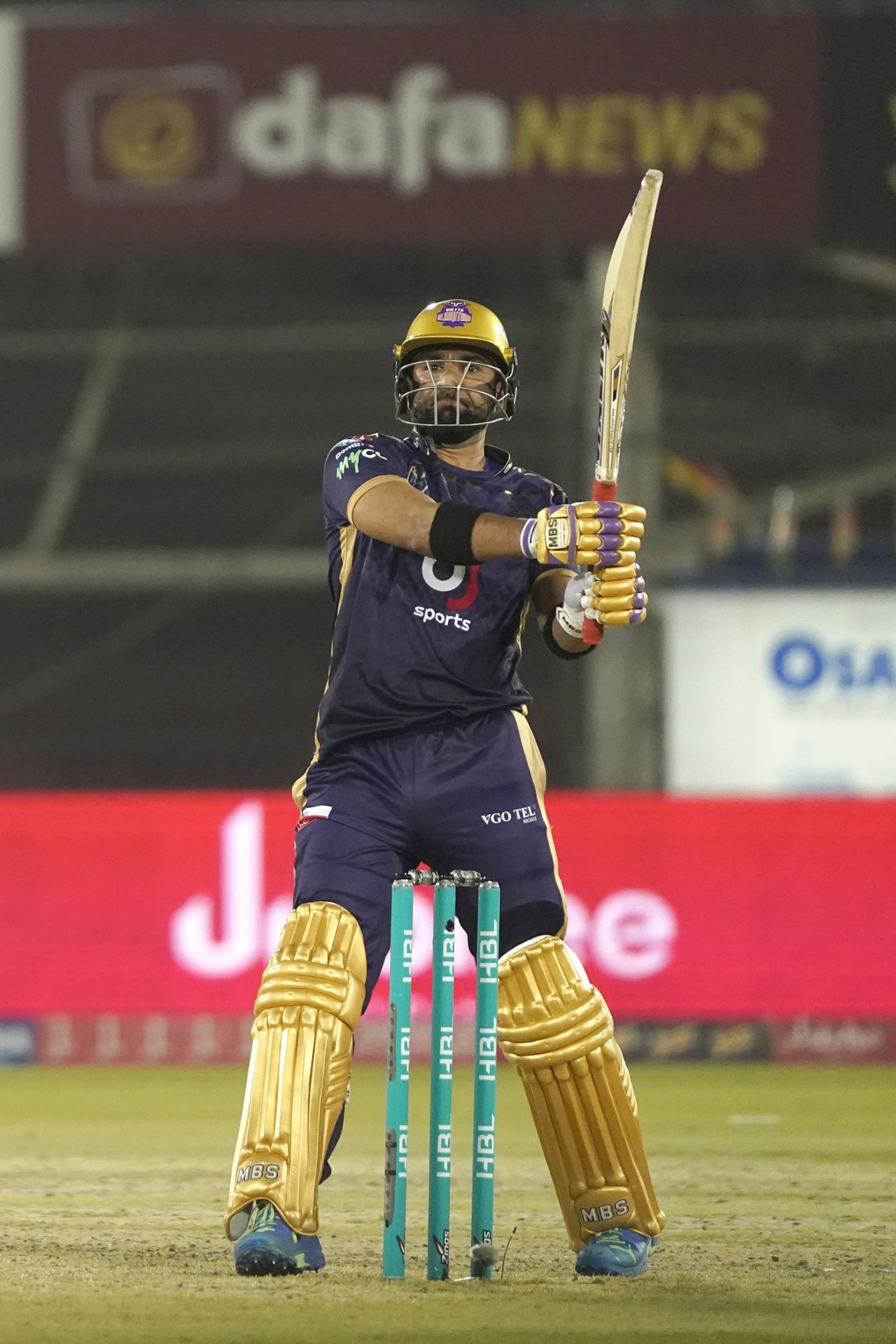 Iftikhar Ahmed gave the Gladiators innings a big push in the death overs , Peshawar Zalmi vs Quetta Gladiators, PSL 2023, Karachi, February 20, 2023