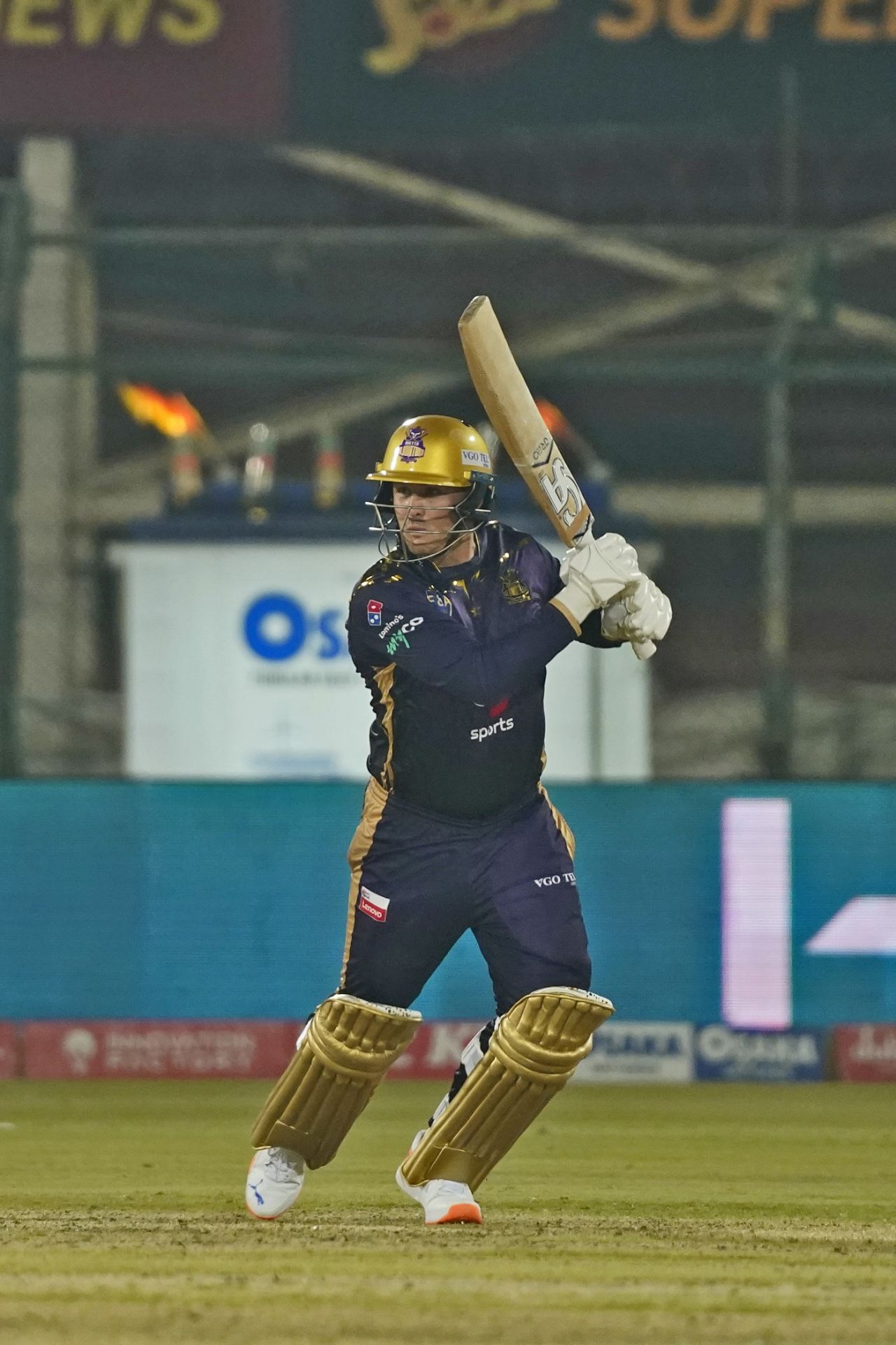 Jason Roy scored 48 off 30 deliveries, Quetta Gladiators vs Lahore Qalandars, PSL, Karachi, February 21, 2023