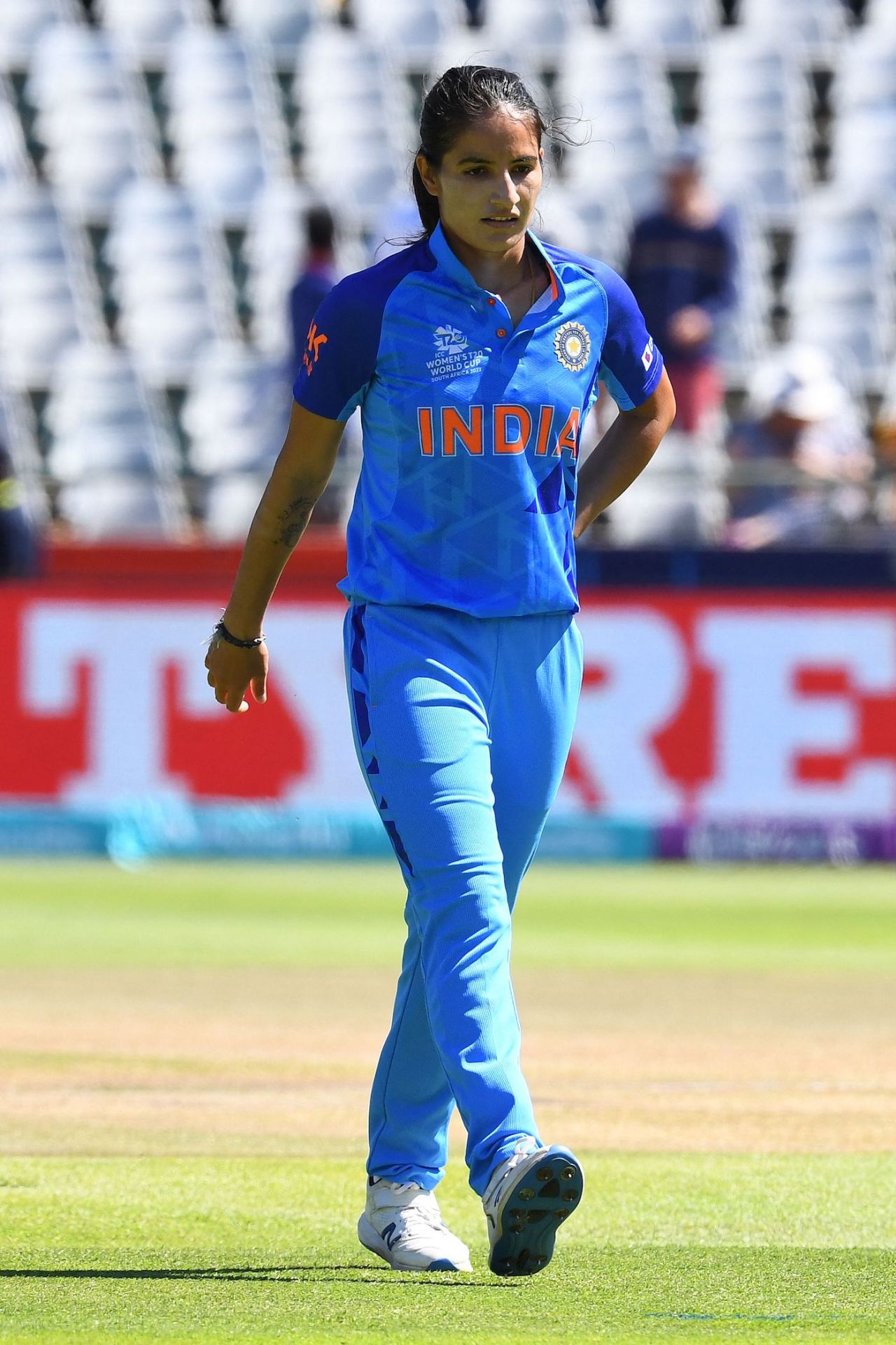 Renuka Singh did not find swing with the new ball, Australia vs India, Women's T20 World Cup, semi-final, Cape Town, February 23, 2023