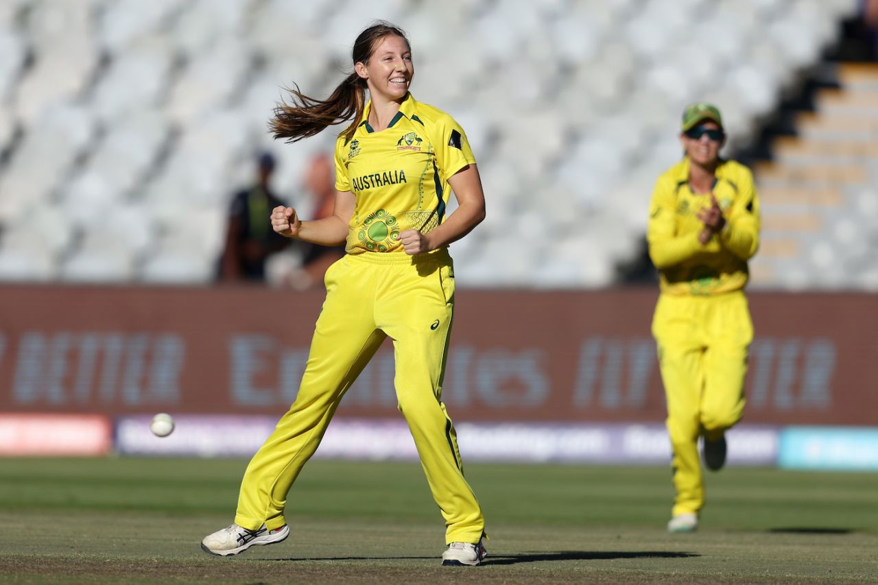 Darcie Brown made a crucial middle-overs breakthrough, Australia vs India, Women's T20 World Cup, semi-final, Cape Town, February 23, 2023