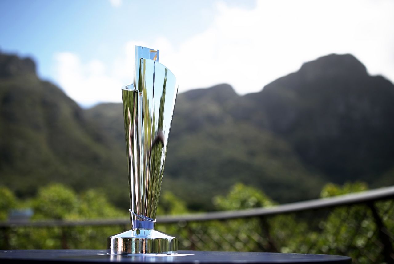The Women's T20 World Cup trophy, Cape Town, February 25, 2023