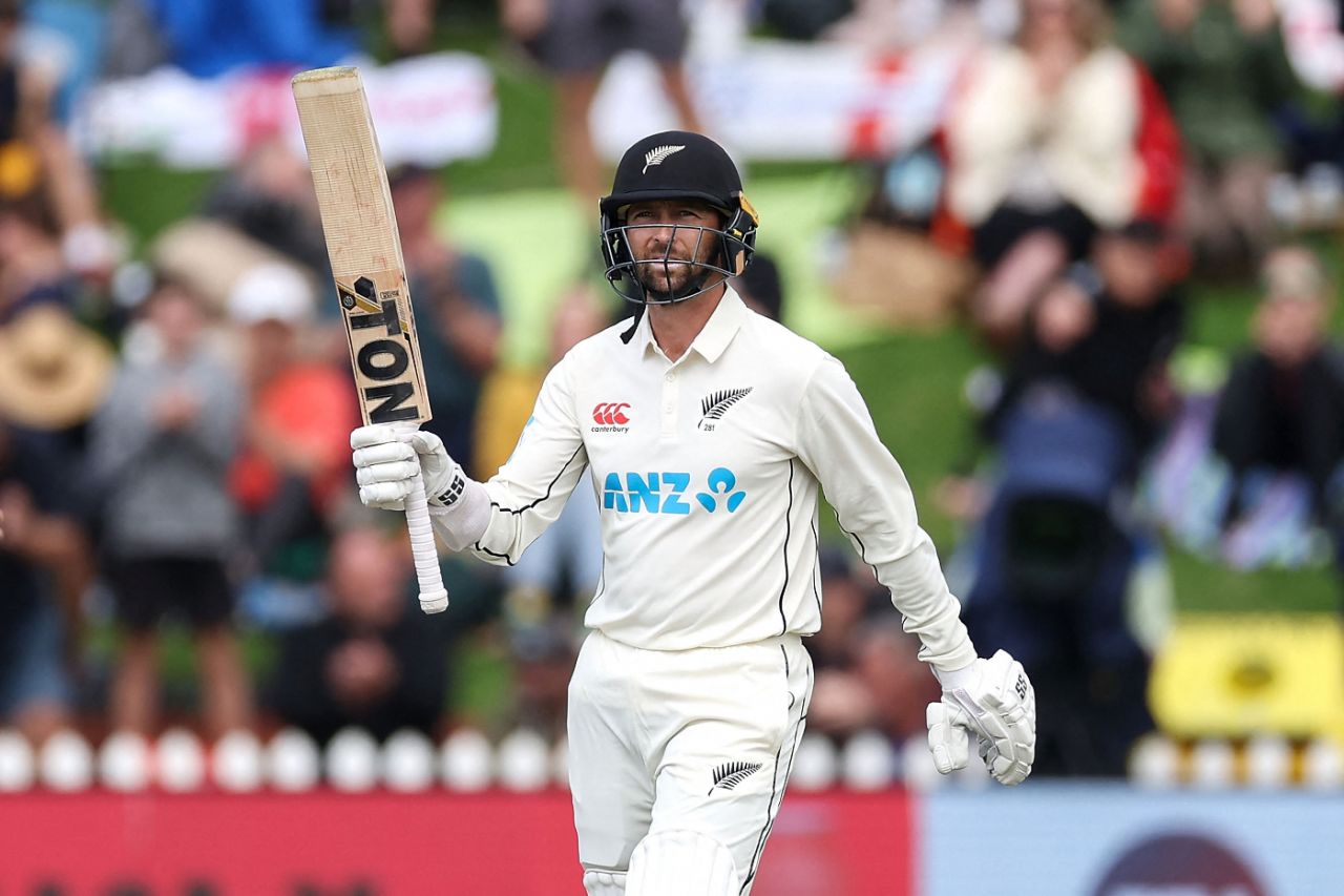 Devon Conway brings up his half-century, New Zealand vs England, 2nd Test, Wellington, 3rd day, February 26, 2023