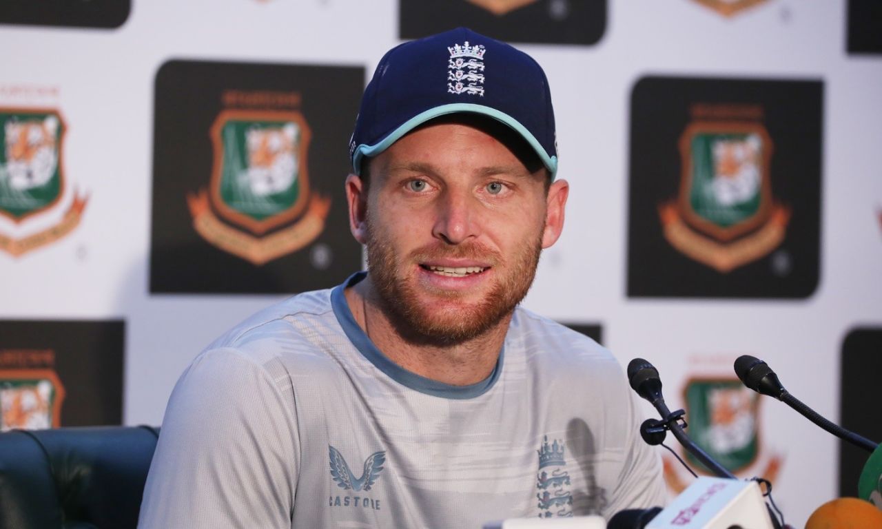 Jos Buttler addresses the media ahead of the first ODI, Dhaka, February 26, 2023