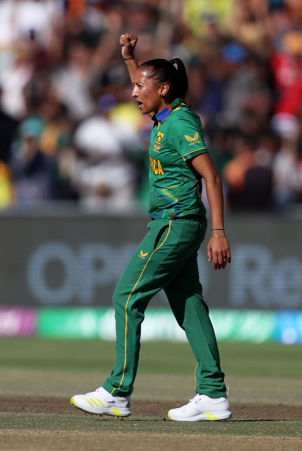 Shabnim Ismail returned with figures of 2 for 26, South Africa vs Australia, Women's T20 World Cup, Final, Cape Town, February 26, 2023