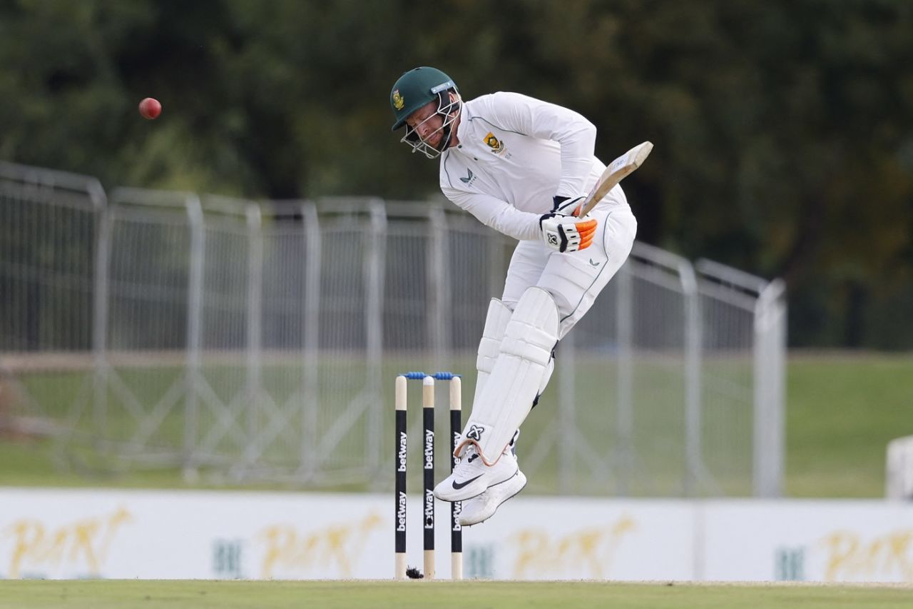 Heinrich Klaasen is caught in a tangle, South Africa vs West Indies, 1st Test, Centurion, 1st day, February 28, 2023