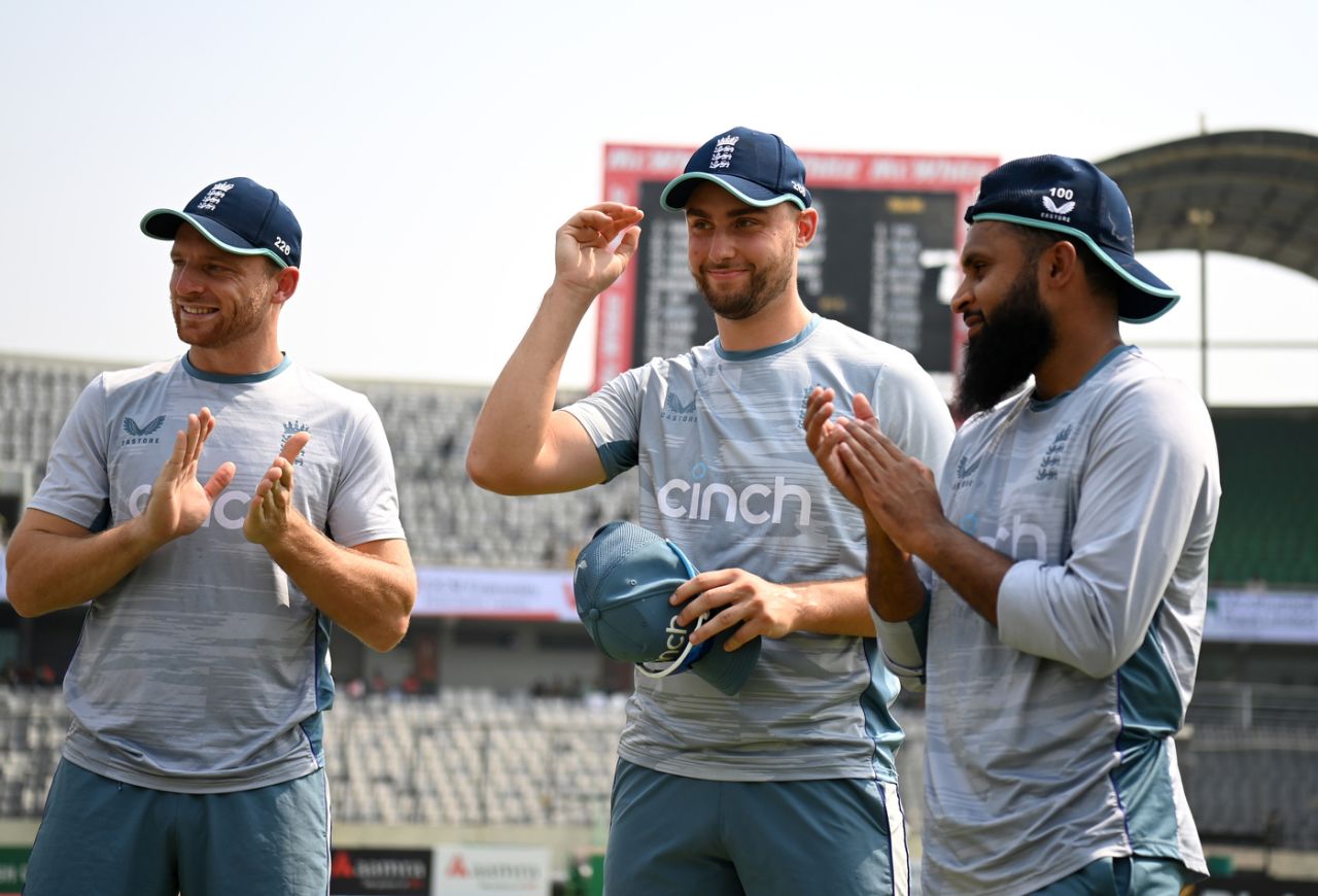 Will Jacks receives his England ODI cap, Bangladesh vs England, 1st ODI, Mirpur, March 1, 2023